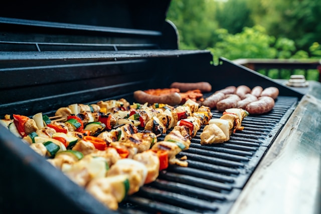 Barbecue area griglia affitto piscina per feste Roma